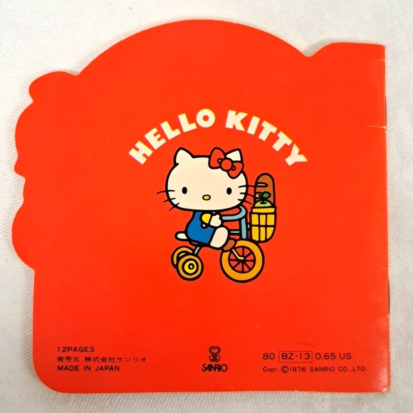 Vintage "KITTY'S LITTLE ERRANDS " COLORING BOOK by Sanrio 1976 made in J… - Picture 2 of 14